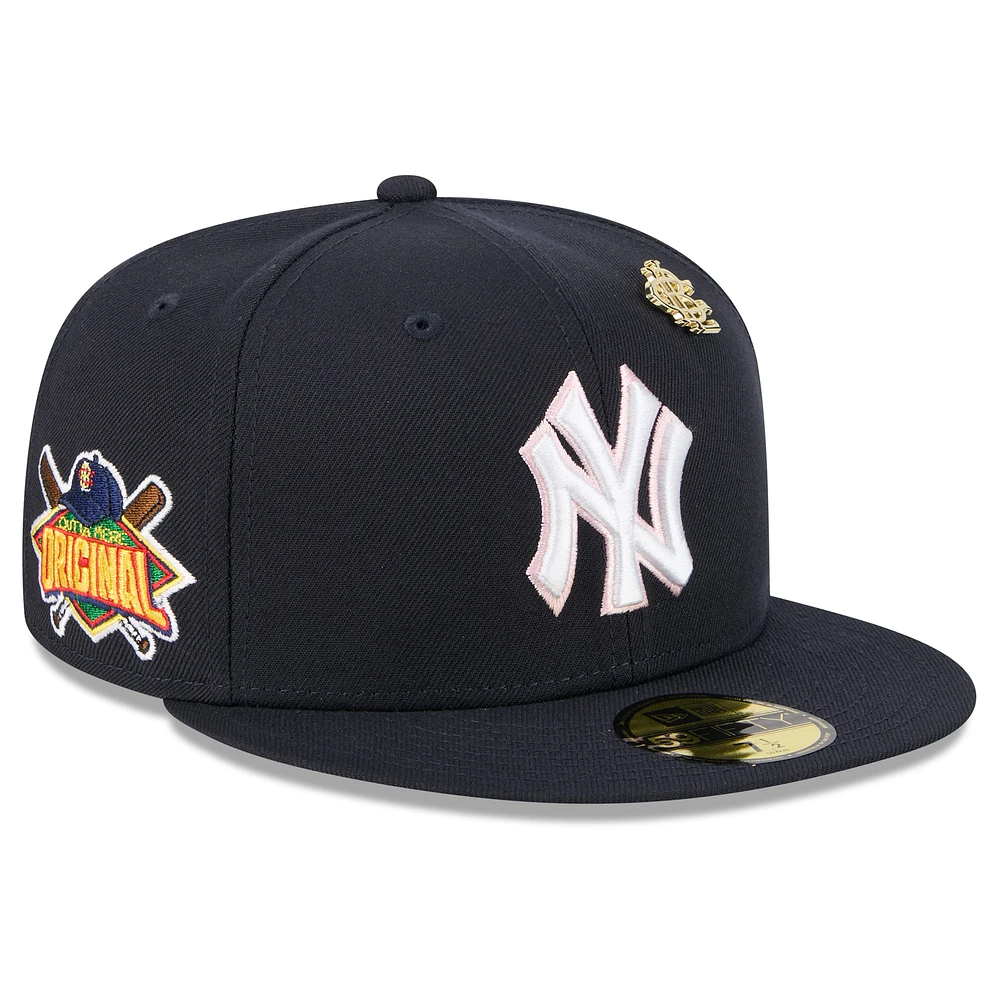 Men's New Era Navy York Yankees 2025 Big League Chew 59FIFTY Fitted Hat