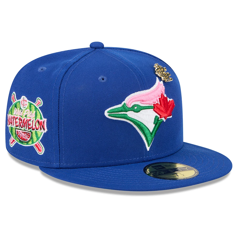 Men's New Era Royal Toronto Blue Jays 2025 Big League Chew 59FIFTY Fitted Hat