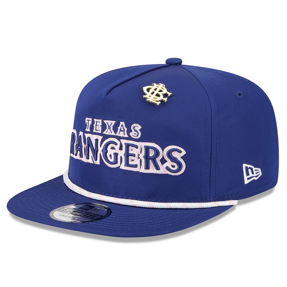 Men's New Era Royal Texas Rangers 2025 Big League Chew Golfer Snapback Hat