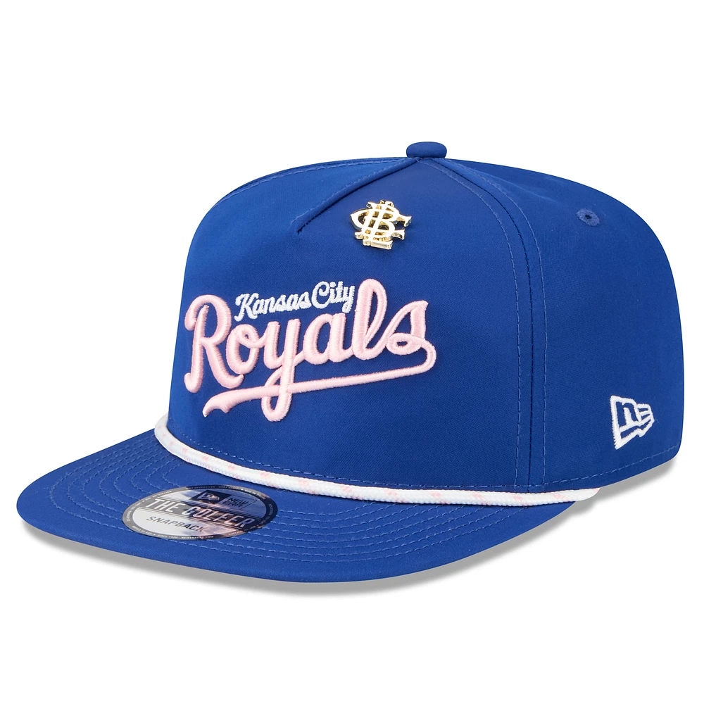 Men's New Era Royal Kansas City Royals 2025 Big League Chew Golfer Snapback Hat