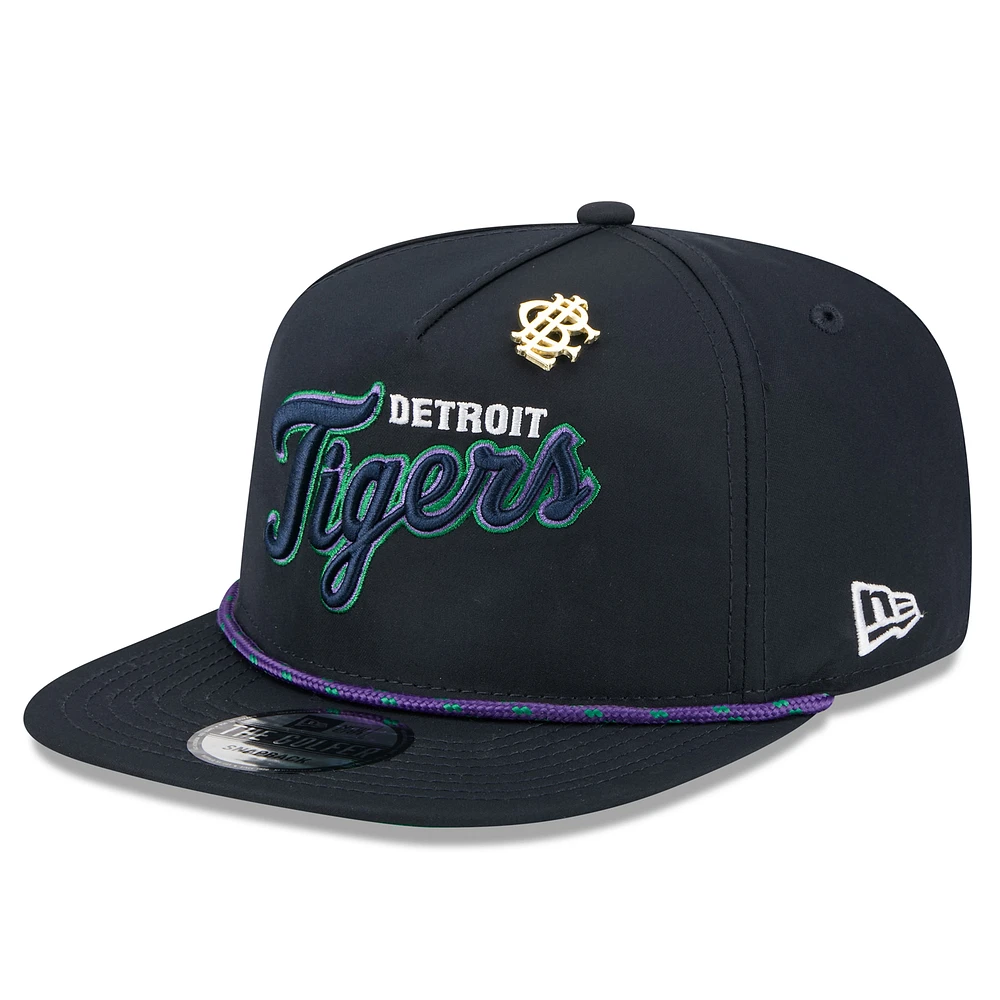 Men's New Era Navy Detroit Tigers 2025 Big League Chew Golfer Snapback Hat