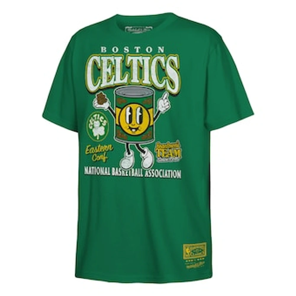 Youth Mitchell & Ness Kelly Green Boston Celtics Concession Food Character T-Shirt