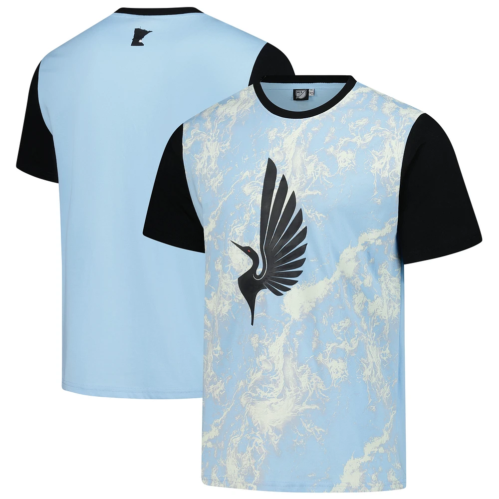 Men's Sport Design Sweden Light Blue Minnesota United FC Relaxed Fit T-Shirt
