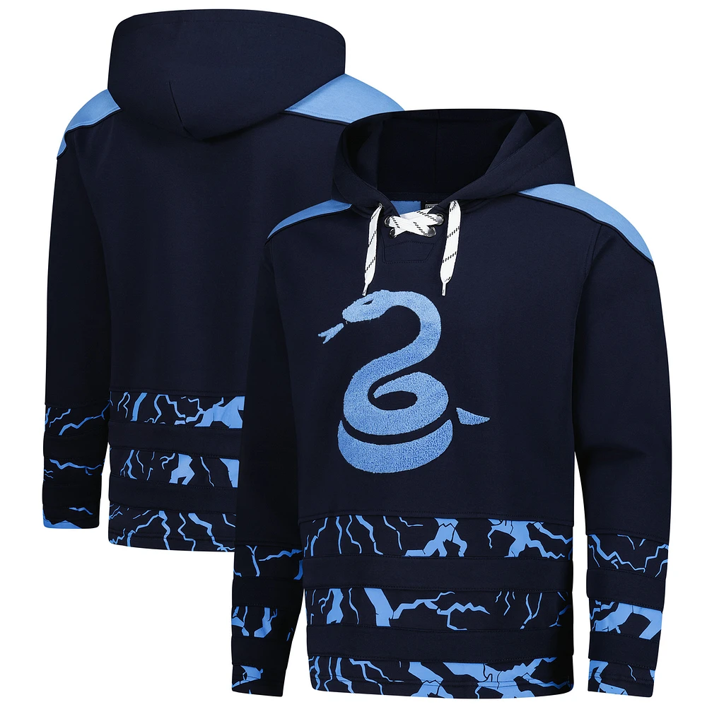 Men's Sport Design Sweden Navy Philadelphia Union 2025 Jersey Hook Hockey Hoodie