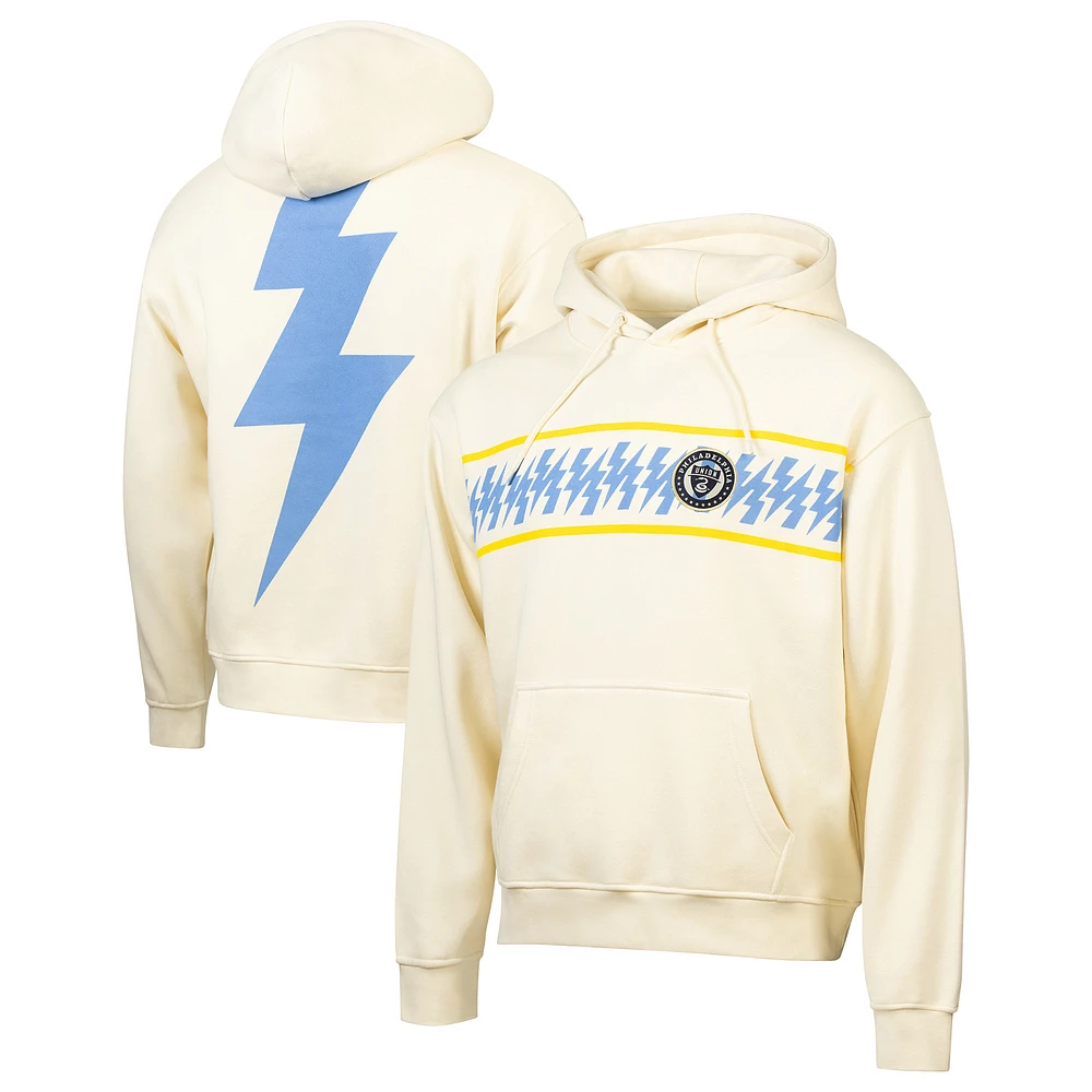 Men's Sport Design Sweden Cream Philadelphia Union 2025 Jersey Hook Relaxed Pullover Hoodie