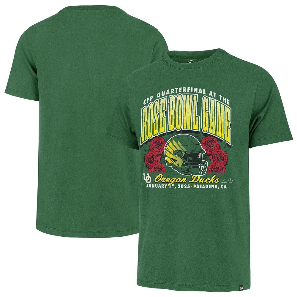 Men's Nike Green Oregon Ducks College Football Playoff 2025 Rose Bowl Franklin T-Shirt