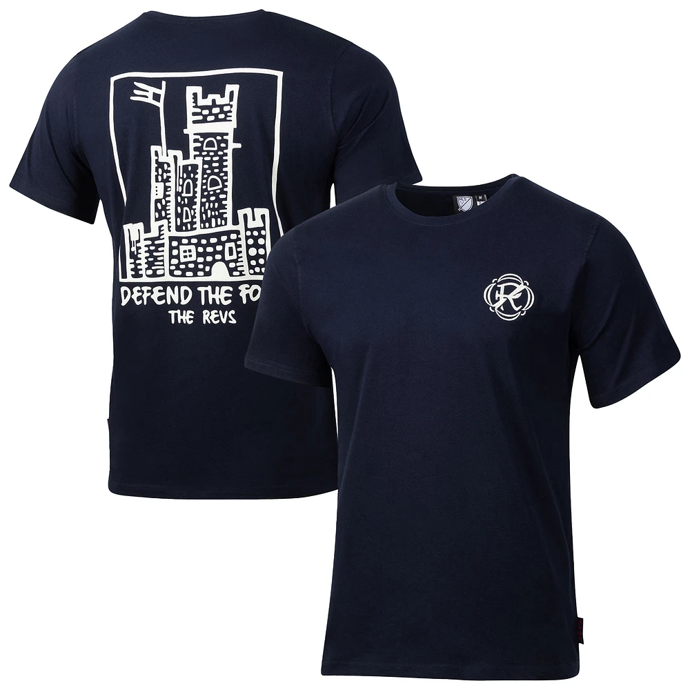 Men's Sport Design Sweden Navy New England Revolution Everyday Relaxed T-Shirt