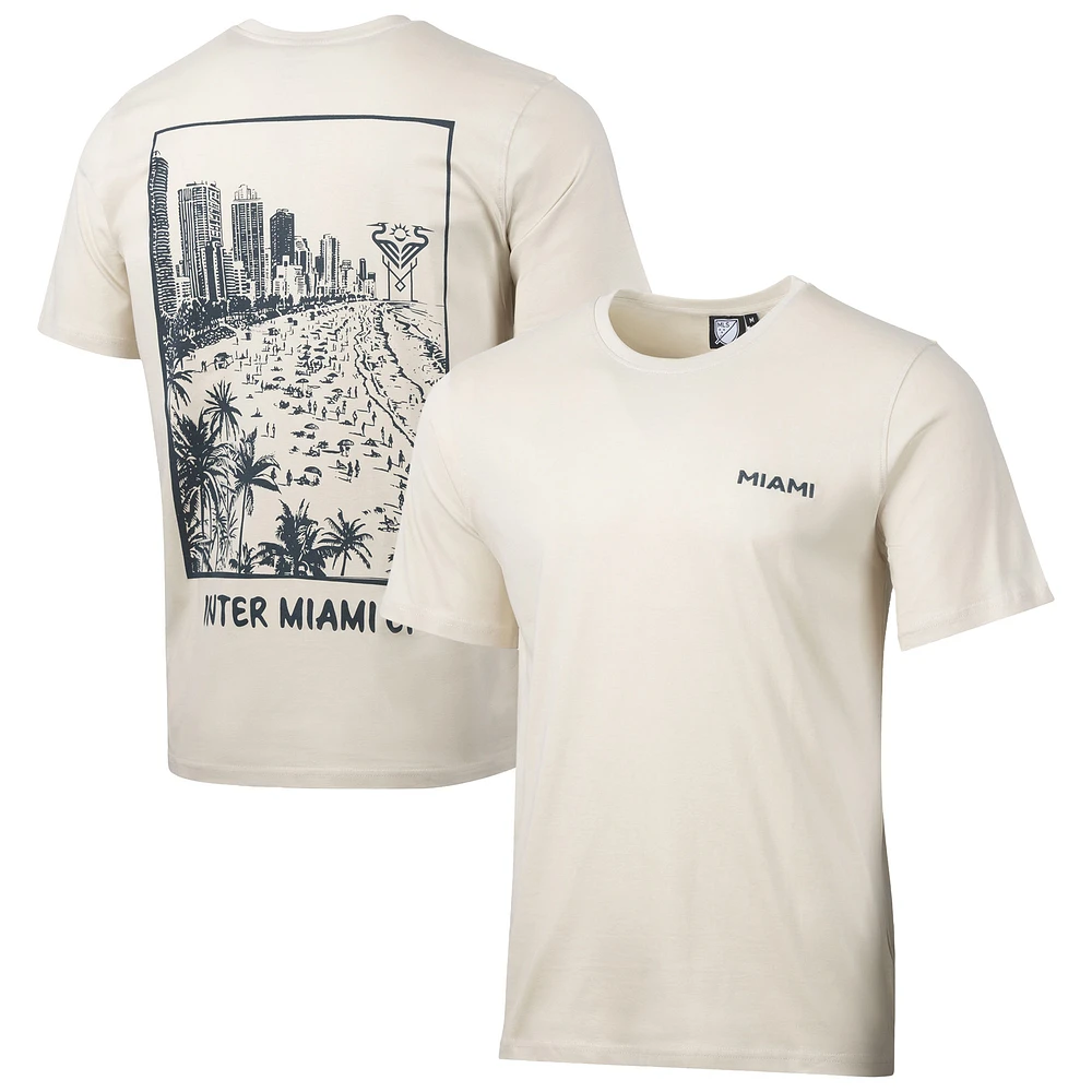 Men's Sport Design Sweden Tan Inter Miami CF Everyday Relaxed T-Shirt