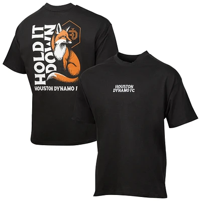 Men's Sport Design Sweden Charcoal Houston Dynamo FC City Soul Oversized T-Shirt