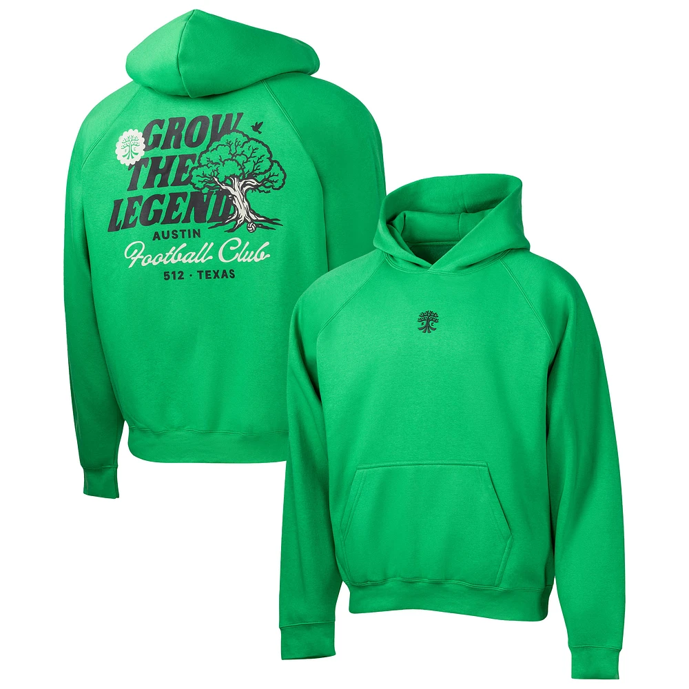 Men's Green Austin FC Hometown Oversized Pullover Hoodie