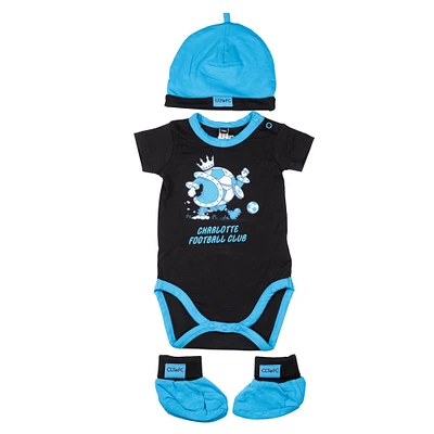 Newborn Sport Design Sweden Black Charlotte FC New Recruit Gift Set