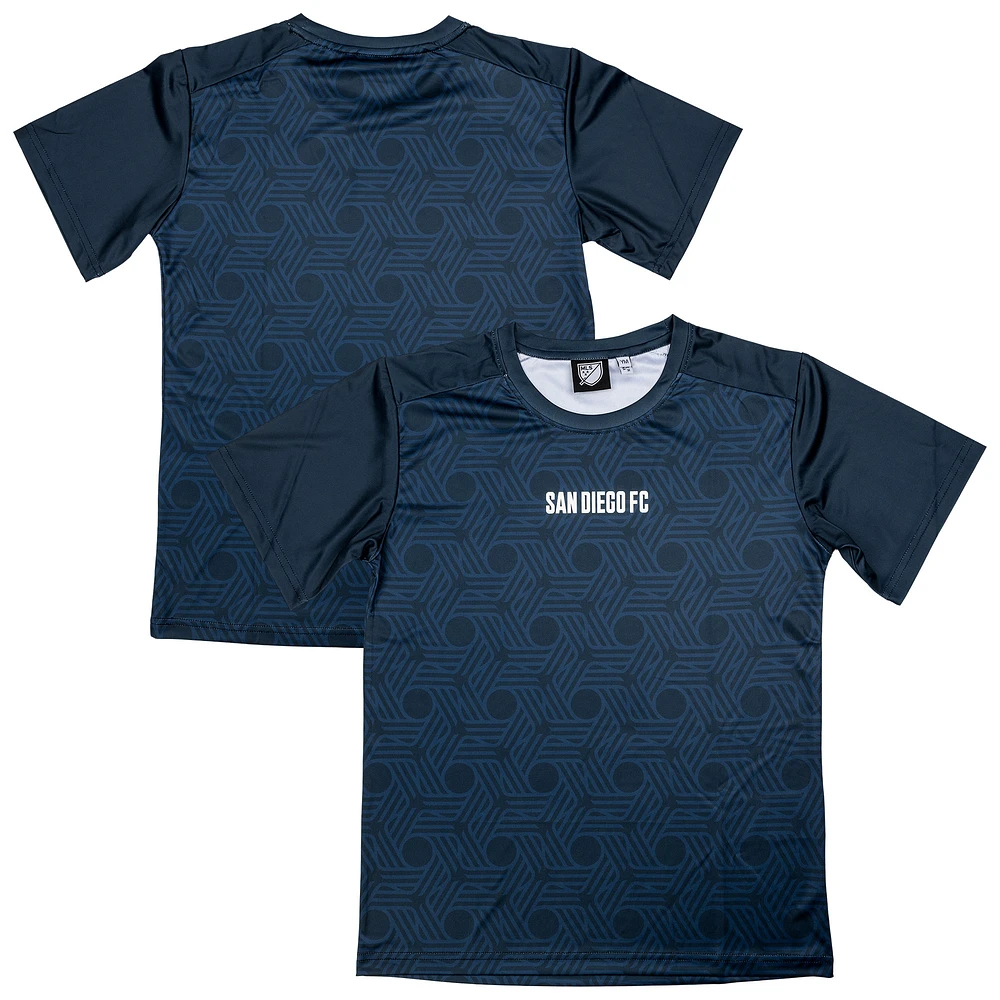 Youth Sport Design Sweden Navy San Diego FC Starting Lineup Home T-Shirt