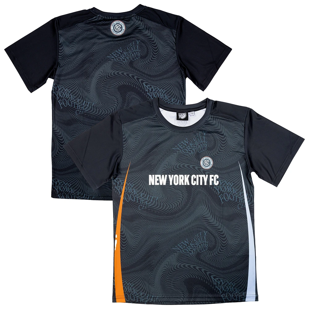 Youth Sport Design Sweden Navy New York City FC Starting Lineup Home T-Shirt