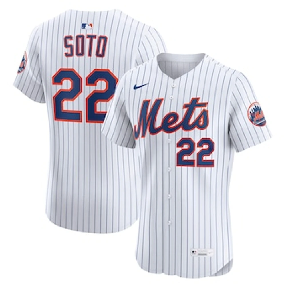 Men's Nike Juan Soto White New York Mets Home Elite Jersey