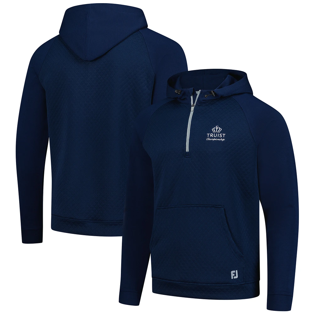 Men's FootJoy Navy Truist Championship Raglan Links Pullover Hoodie