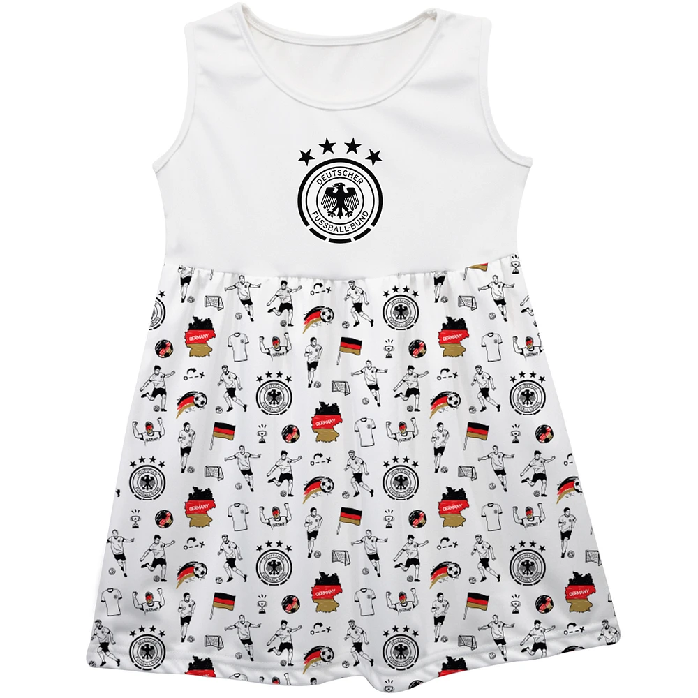 Girls Infant Vive La Fete Germany National Team Impressions Artwork Tank Top Dress