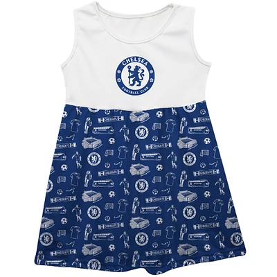 Girls Youth Vive La Fete  Navy Chelsea Tank Top Dress