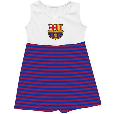 Girls Youth Vive La Fete  Maroon Barcelona Striped Tank Top Dress
