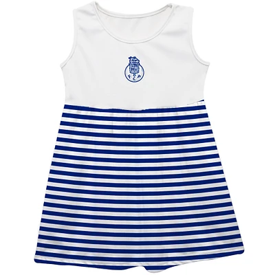 Girls Youth Vive La Fete  Navy FC Porto Striped Tank Top Dress