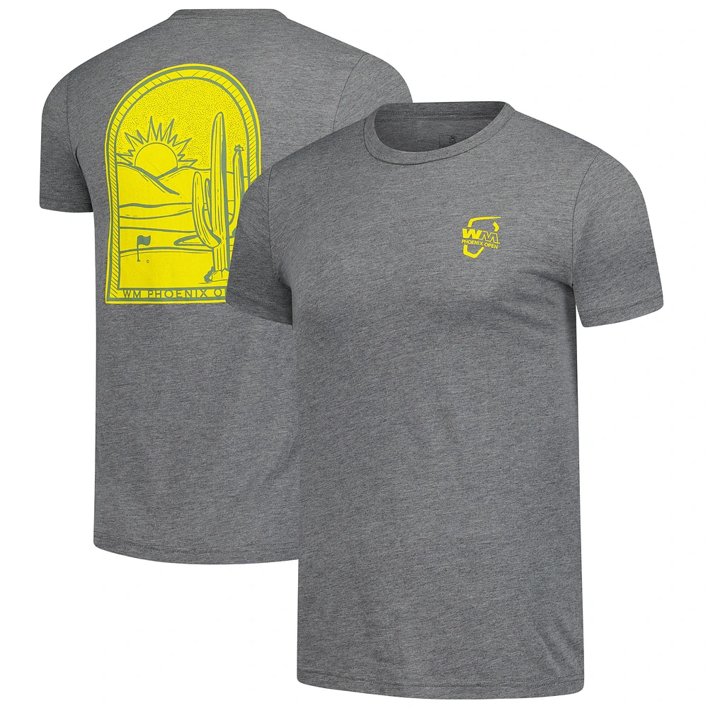 Men's Ahead Heather Charcoal WM Phoenix Open Instant Classic Tri-Blend T-Shirt