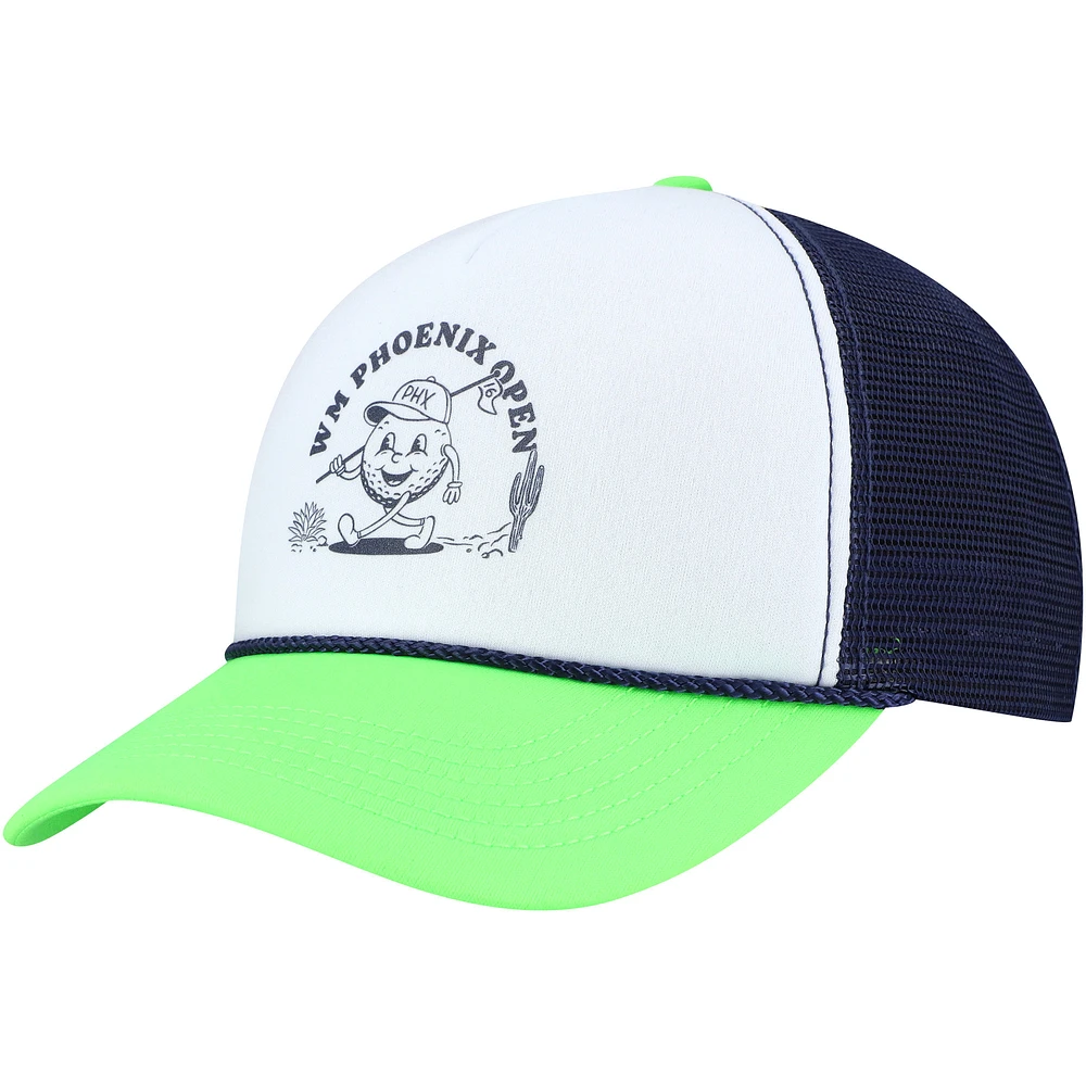 Unisex Ahead White WM Phoenix Open Pipeline Rope Adjustable Hat