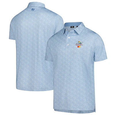 Men's FootJoy Light Blue Arnold Palmer Invitational Speckle Print Lisle Polo