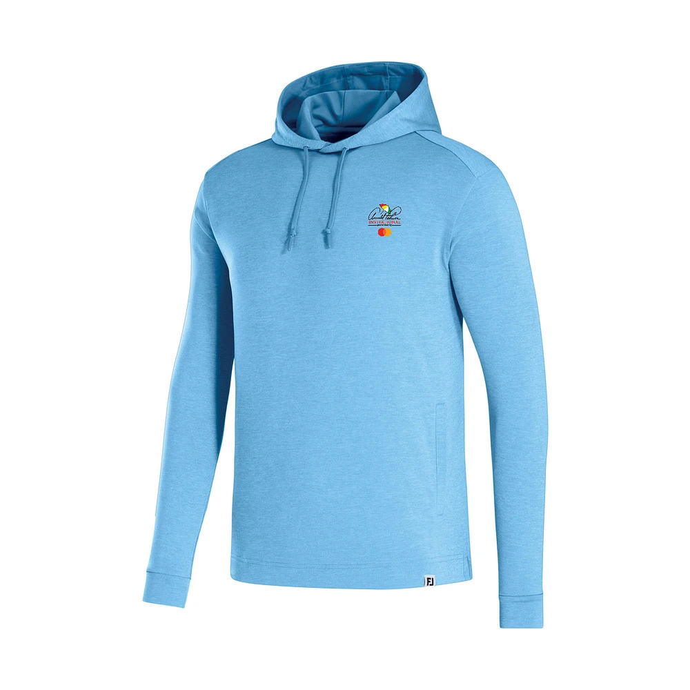 Men's FootJoy Light Blue Arnold Palmer Invitational Lightweight Pullover Hoodie
