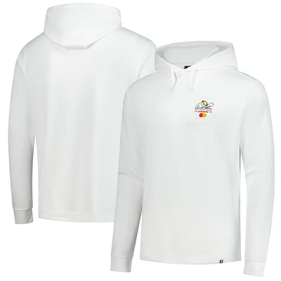 Men's FootJoy White Arnold Palmer Invitational Lightweight Pullover Hoodie