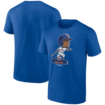 Men's Fanatics Juan Soto Royal New York Mets Bobblehead T-Shirt