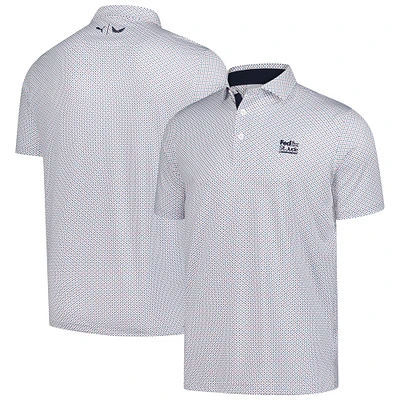 Men's Puma White FedEx St. Jude Championship Volition Micro Star MATTR Polo