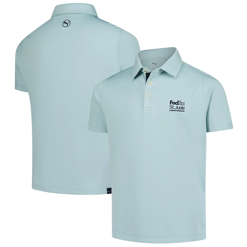 Boys' Youth Puma Mint FedEx St. Jude Championship Pure 2.0 Polo
