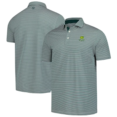 Men's Puma Hunter Green John Deere Classic Isle Pique Polo