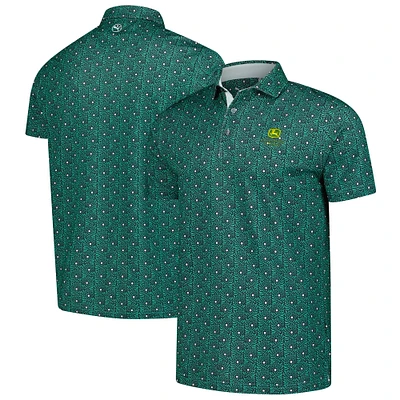 Men's Puma Green John Deere Classic Pique Botanic Polo