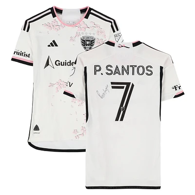 Pedro Santos D.C. United Autographed Match-Used #7 adidas Jersey from the 2024 MLS Season