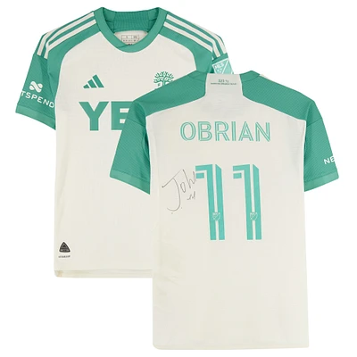 Jáder Obrian Austin FC Autographed Match-Used #11 adidas Jersey from the 2024 MLS Season