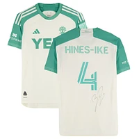 Brendan Hines-Ike Austin FC Autographed Match-Used #4 adidas Jersey from the 2024 MLS Season