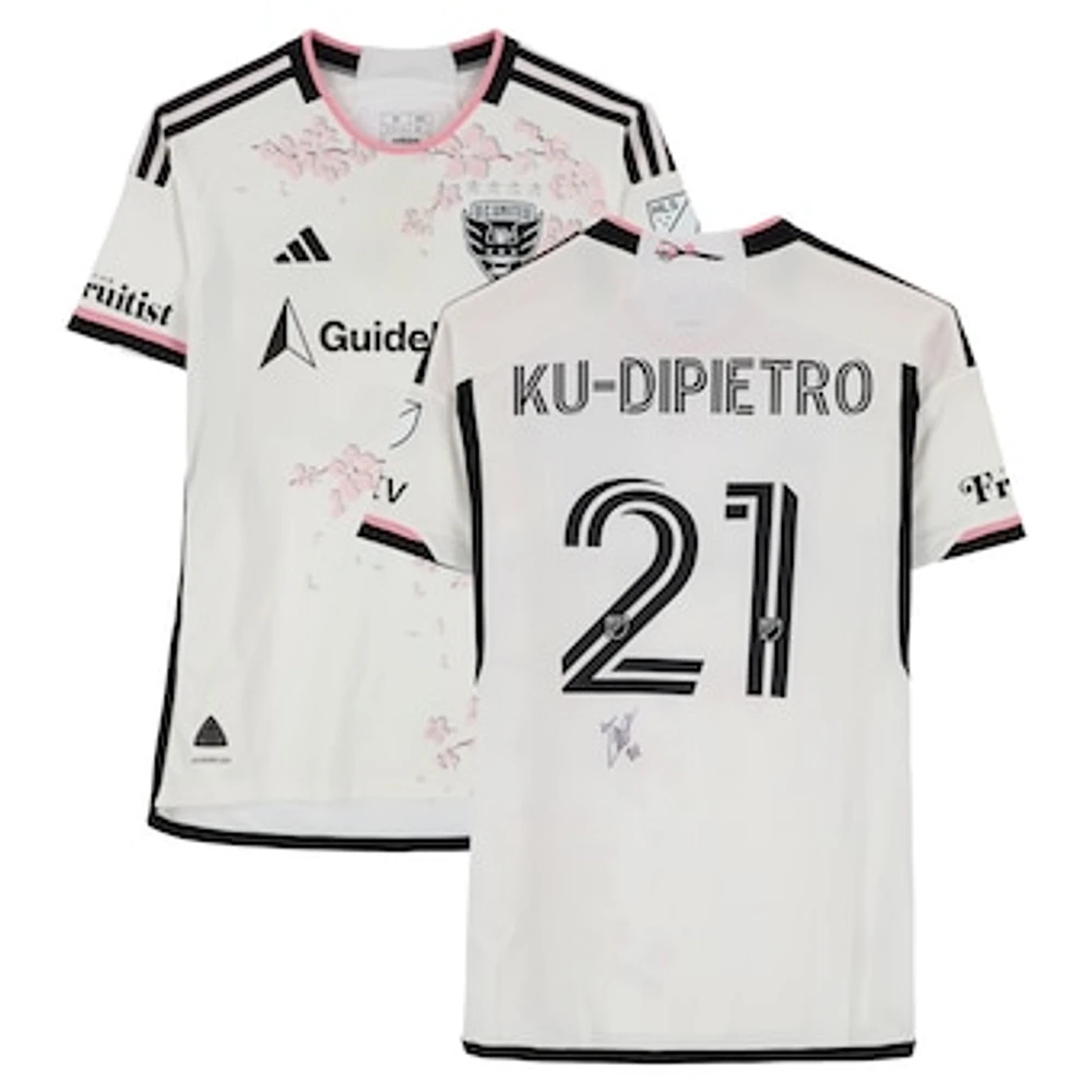 Theodore Ku-Dipietro D.C. United Autographed Match-Used #21 adidas Jersey from the 2024 MLS Season