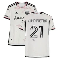 Theodore Ku-Dipietro D.C. United Autographed Match-Used #21 adidas Jersey from the 2024 MLS Season