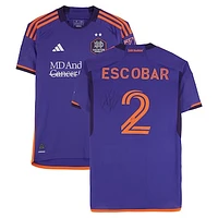 Franco Escobar Houston Dynamo FC Autographed Match-Used #2 adidas Jersey from the 2024 MLS Season