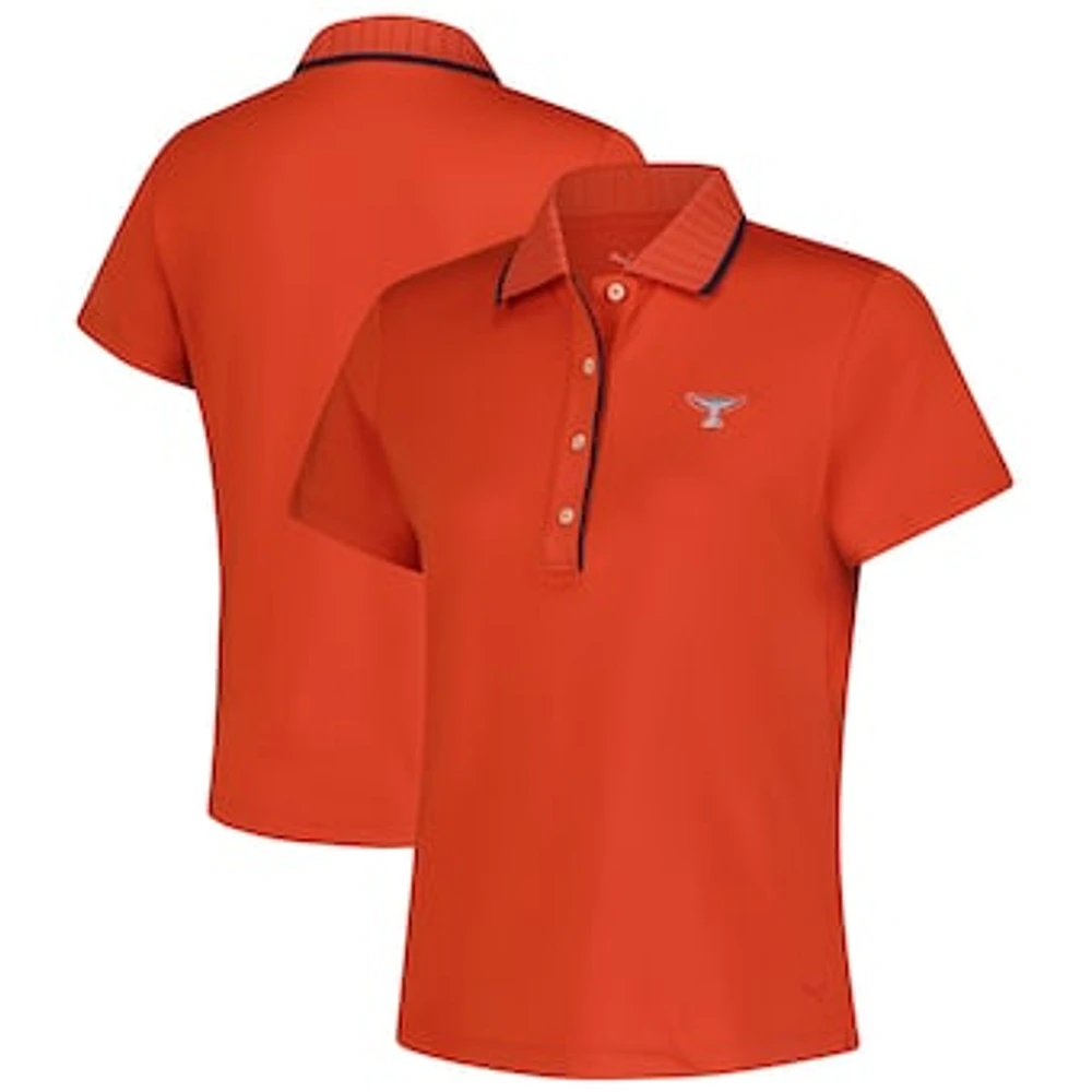 Women's Puma Burnt Orange TOUR Championship Cloudspun Bridges Polo