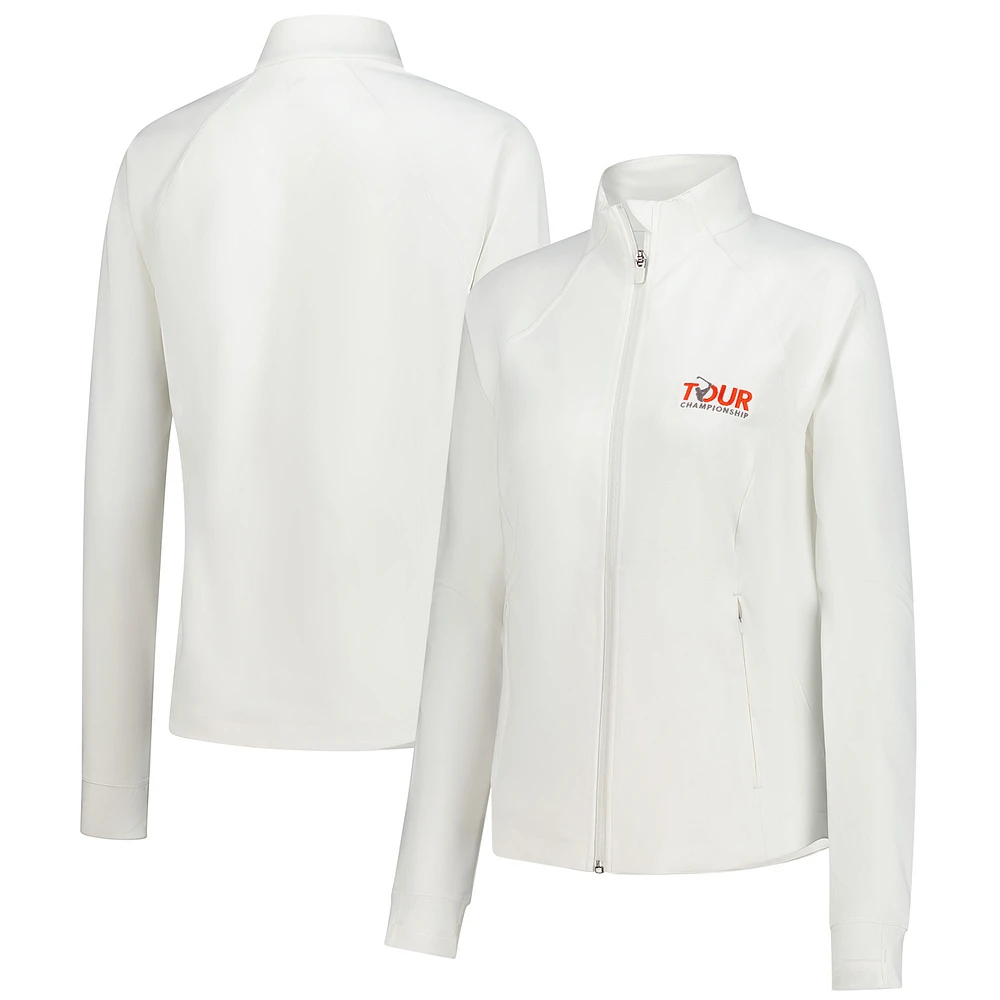 Women's Puma Cream TOUR Championship CLOUDSPUN Full-Zip Power Jacket
