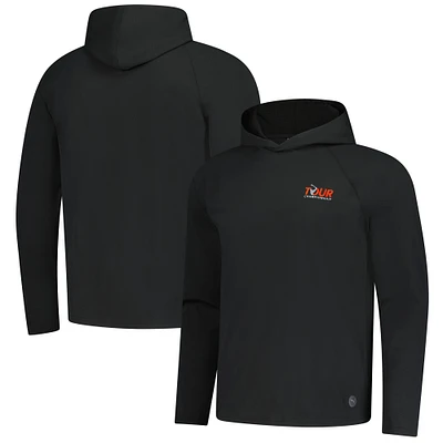 Men's Puma Black TOUR Championship CLOUDSPUN Tech Pullover Hoodie