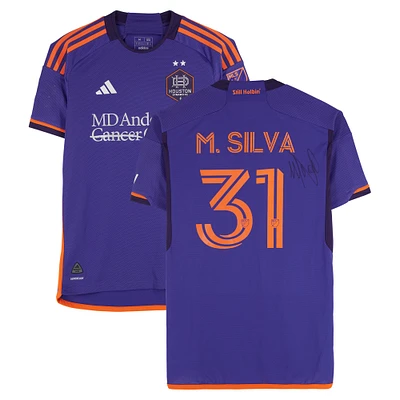 Micael dos Santos Silva Houston Dynamo FC Autographed Match-Used #31 adidas Jersey from the 2024 MLS Season