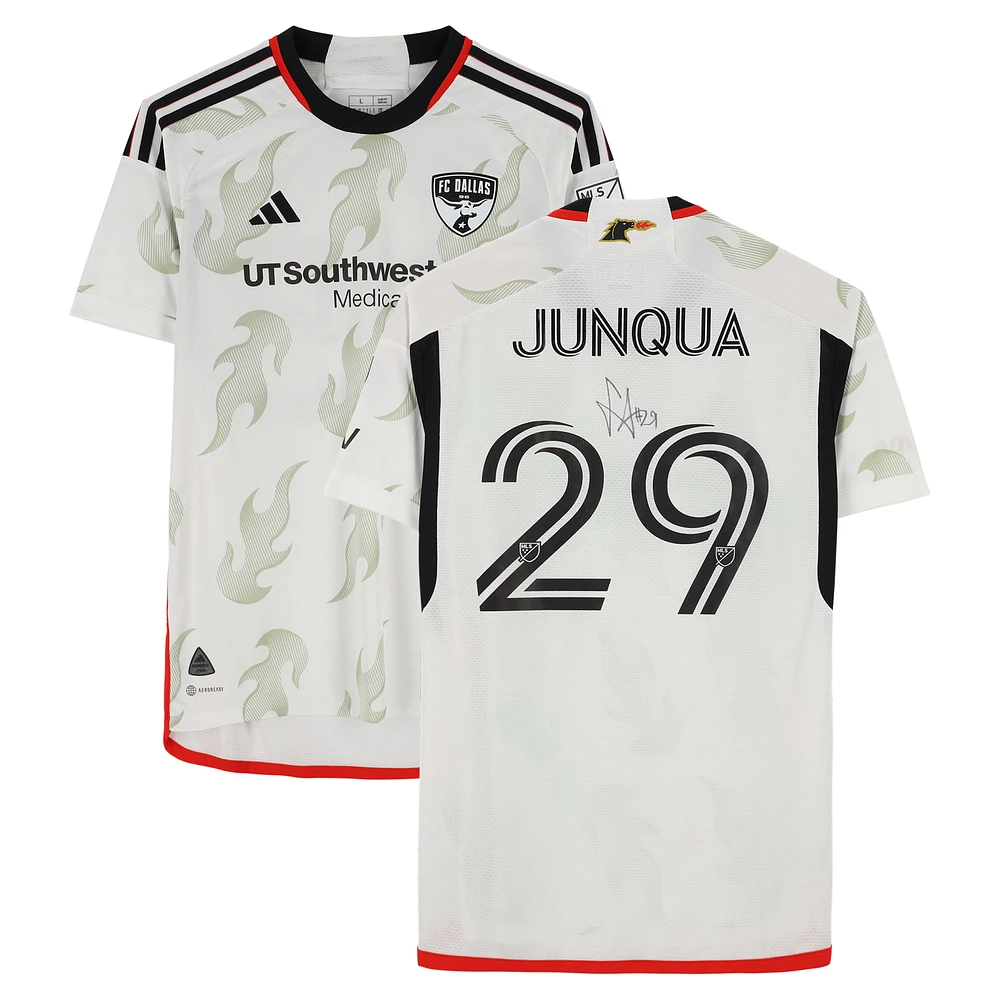 Sam Junqua FC Dallas Autographed Match-Used #29 adidas Jersey from the 2024 MLS Season