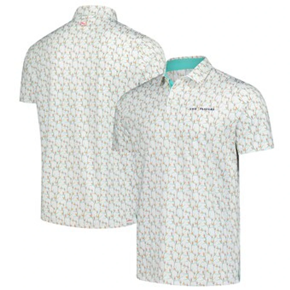 Men's Puma White THE PLAYERS MATTR Paradise Polo