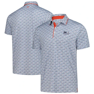 Men's Puma White 3M Open CLOUDSPUN Branch Polo