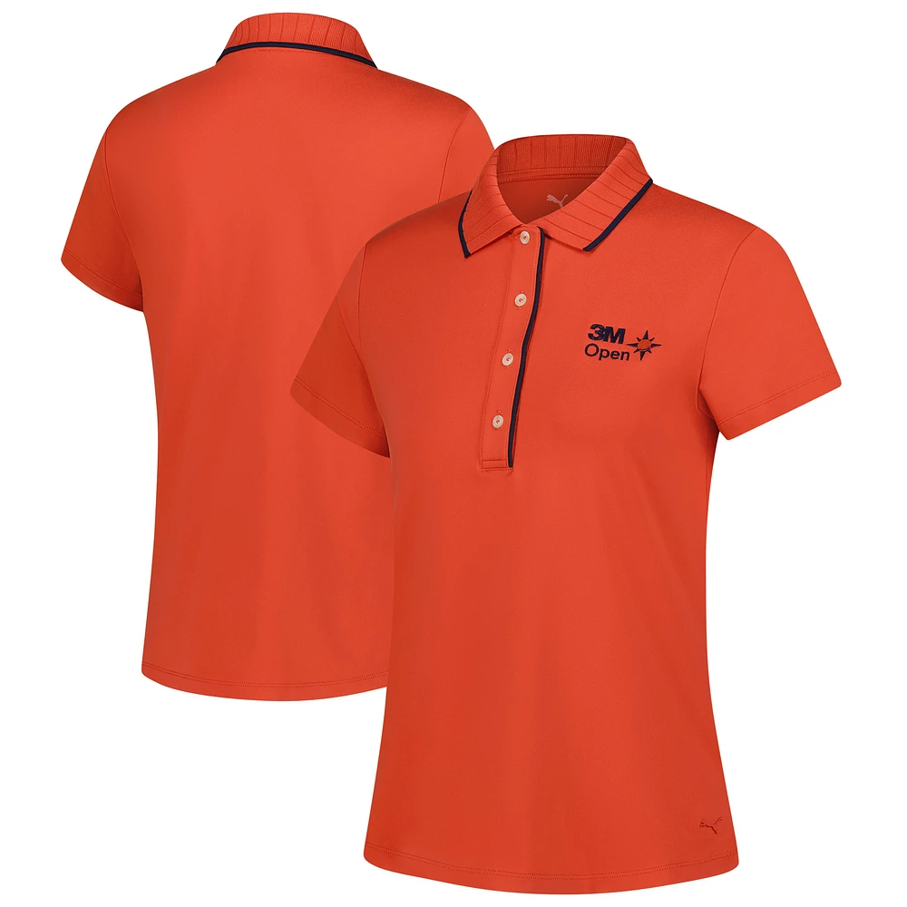 Women's Puma Red 3M Open Cloudspun Bridges Polo