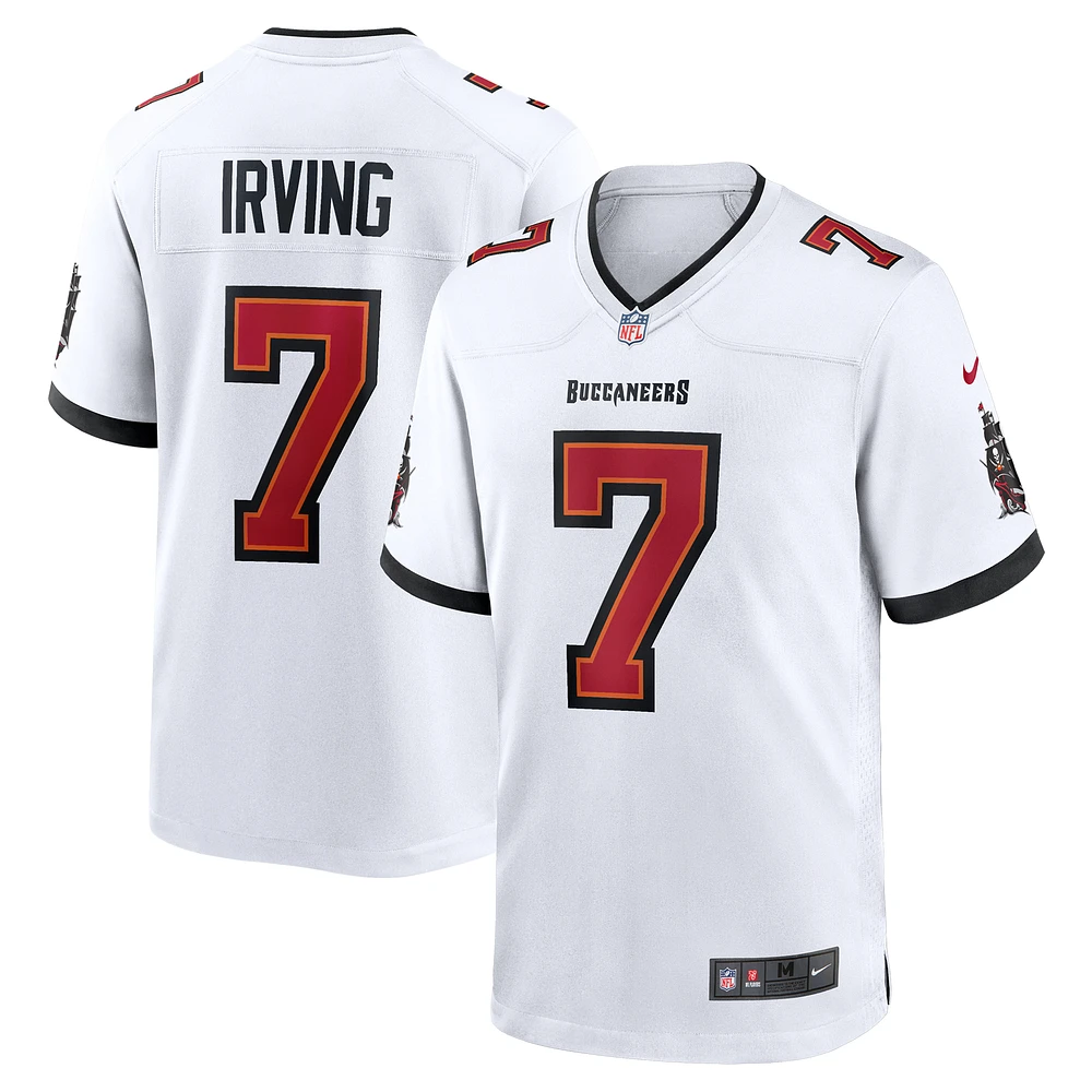 Men's Nike Bucky Irving White Tampa Bay Buccaneers Game Jersey