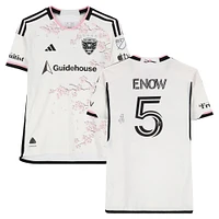 Boris Enow D.C. United Autographed Match-Used #5 adidas Jersey from the 2024 MLS Season