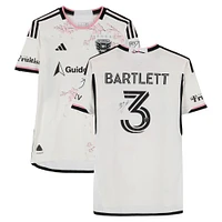 Lucas Bartlett D.C. United Autographed Match-Used #3 adidas Jersey from the 2024 MLS Season